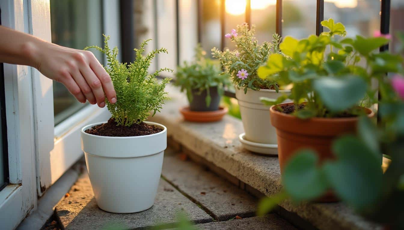 Utiliser un ramequin pour le bouturage de plantes sur le balcon