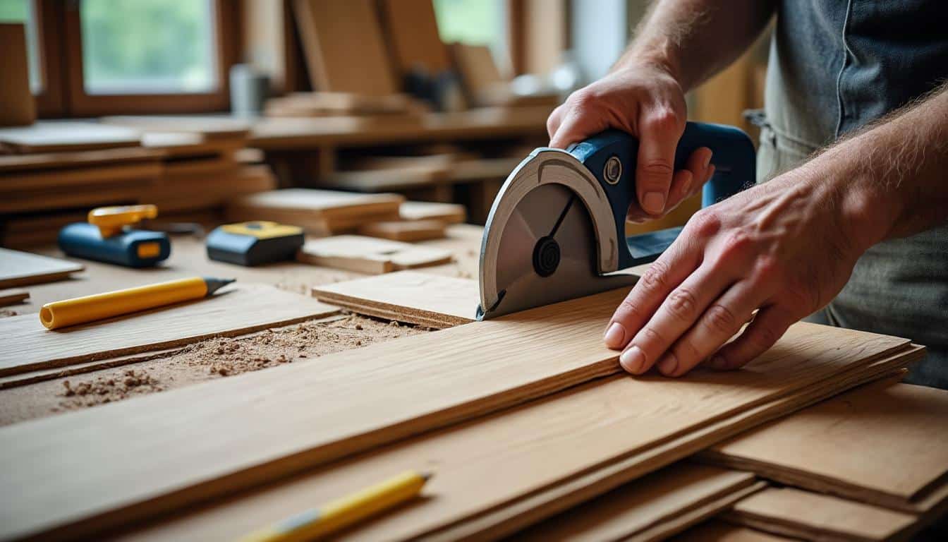 Illustration: Les meilleures techniques pour réussir la découpe du parquet en toute précision