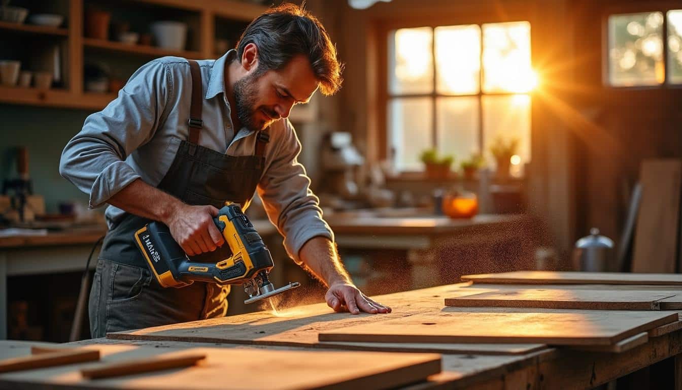 Illustration: Pourquoi opter pour une scie sauteuse à batterie : avantages et limites