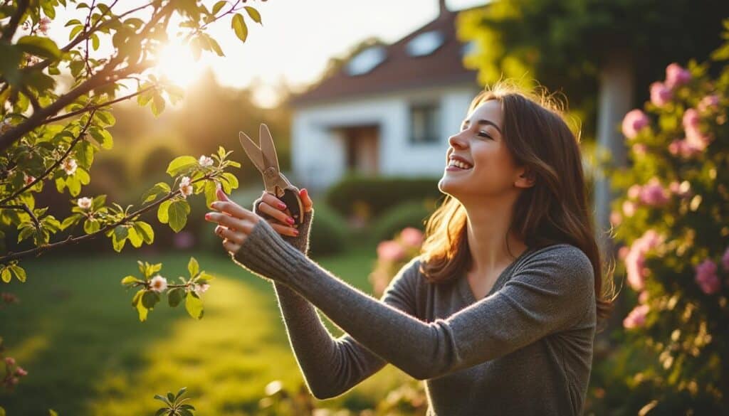 Comment bien utiliser le sécateur pour la taille des arbustes au printemps dans la maison