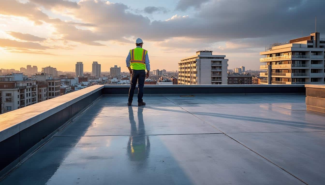 Illustration: Comprendre le rôle essentiel de la couvertine de l’acrotère sur une toiture terrasse