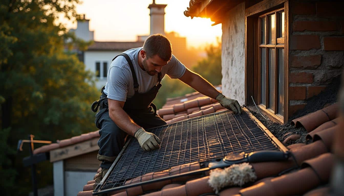 Illustration: Pourquoi il est essentiel d’installer une grille anti rongeur sur sa toiture