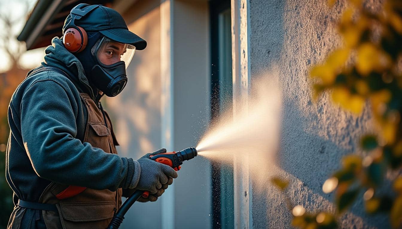 Illustration: Comprendre l’utilité d’un pulvérisateur pour traiter la toiture contre la mousse