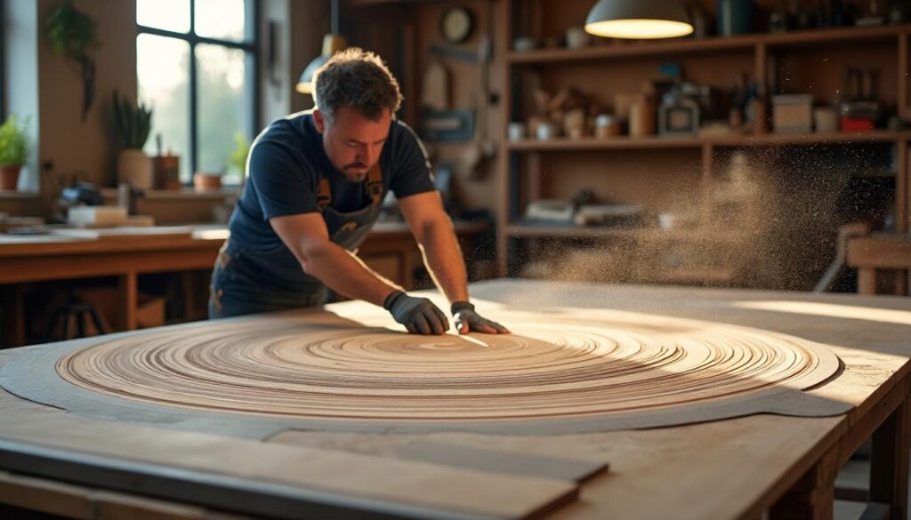 Scie circulaire avec tapis : guide complet pour une coupe précise