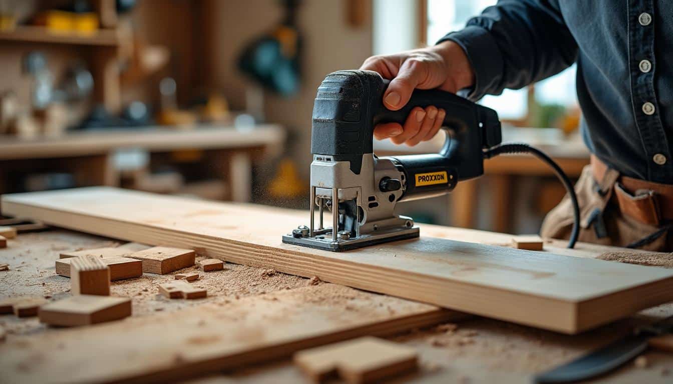 Scie Proxxon : précision millimètre par millimètre pour bricolage