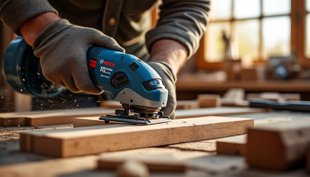 Scie sabre Bosch GSA 1100 E : Puissance et précision pour pros