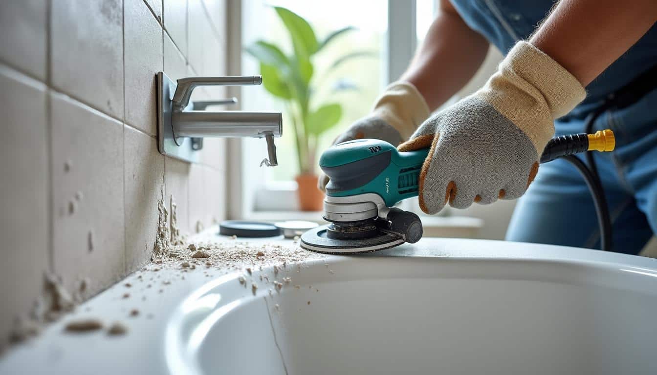 Illustration: Comment utiliser la scie trépan pour percer carrelage sans risque