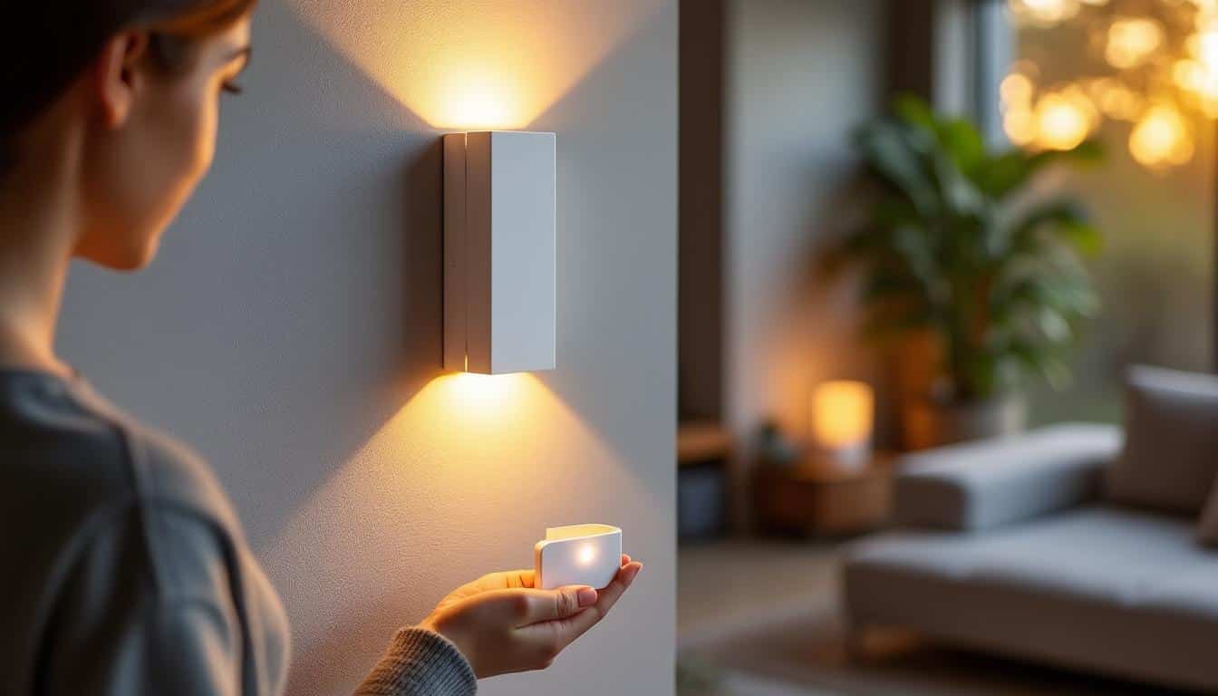 Illustration: Comprendre le fonctionnement et les caractéristiques d’une lampe murale sans fil