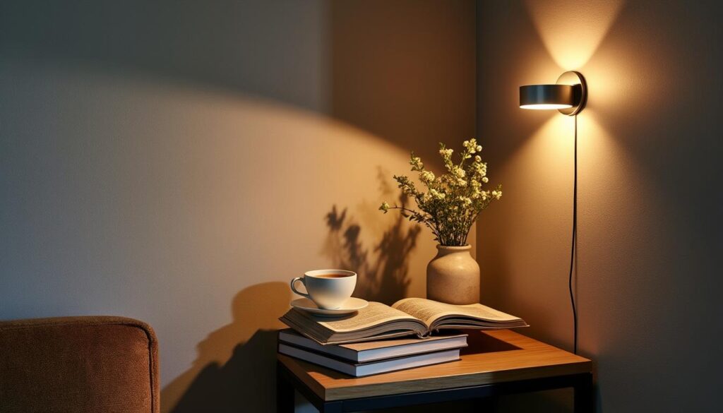 Applique murale sans électricité : éclairage autonome et design