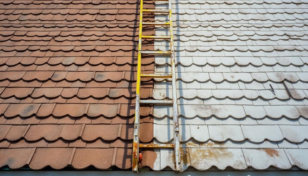 Nettoyage de toiture avec javel avant après : méthode efficace et conseils