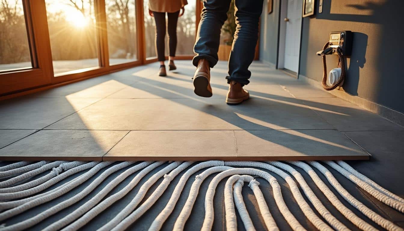 Illustration: Comprendre le fonctionnement du plancher chauffant et rafraîchissant