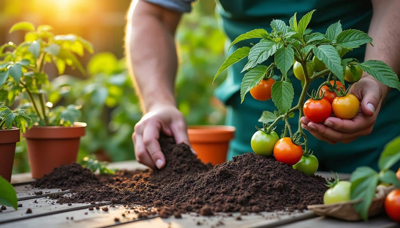 Illustration: Choisir le bon engrais adapté aux tomates : naturel, organique ou chimique ?