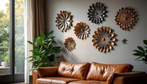 Décors muraux en métal : design durable et styles variés