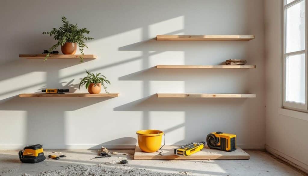 Étagères en placo : guide pour une installation solide et esthétique