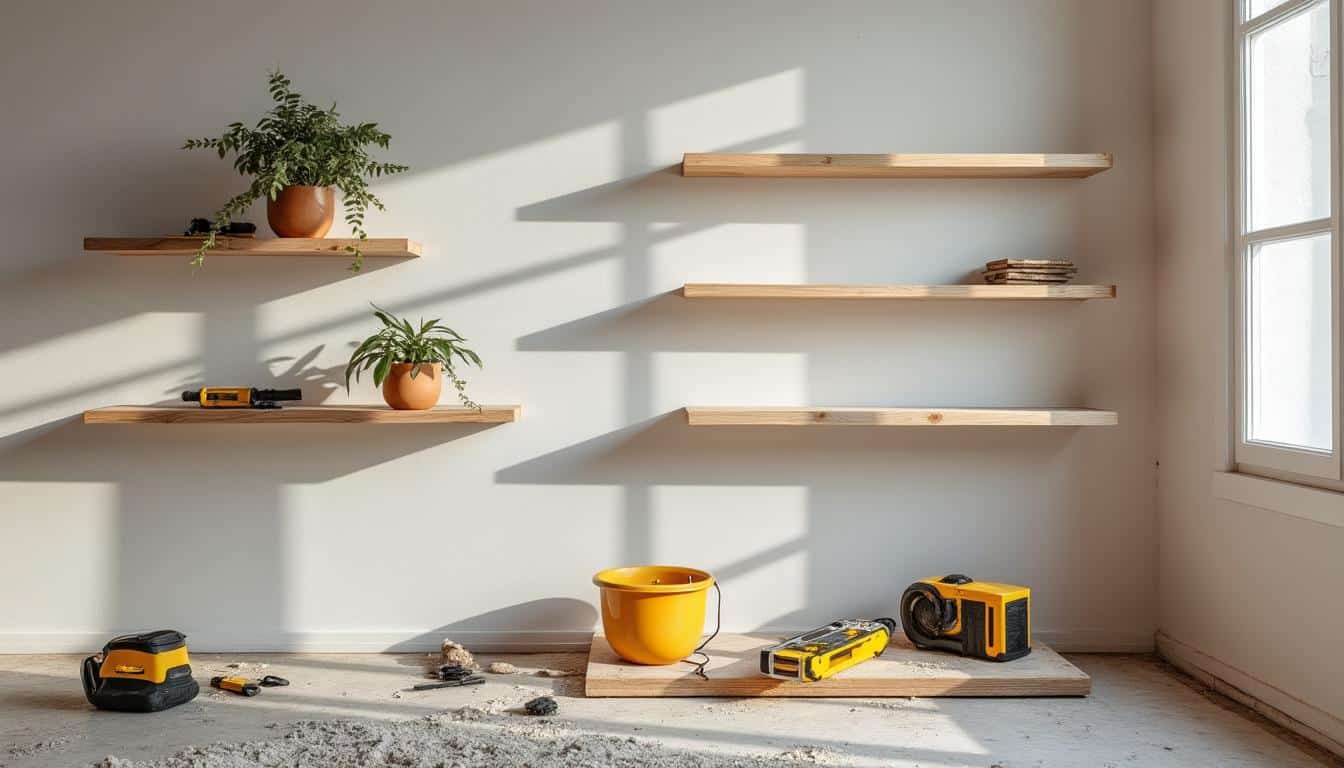Étagères en placo : guide pour une installation solide et esthétique