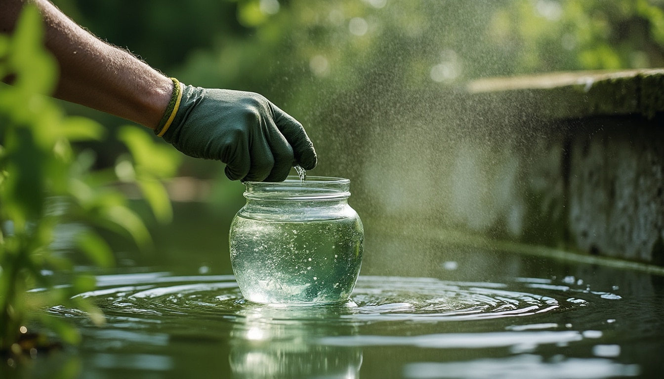 Illustration: Comprendre l’eau de javel et son action contre la mousse