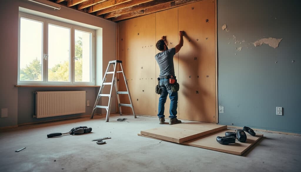 Meilleure isolation phonique du mur mitoyen : solutions efficaces
