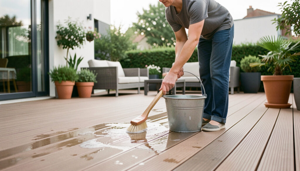 Comment bien nettoyer sa terrasse sans l’abîmer