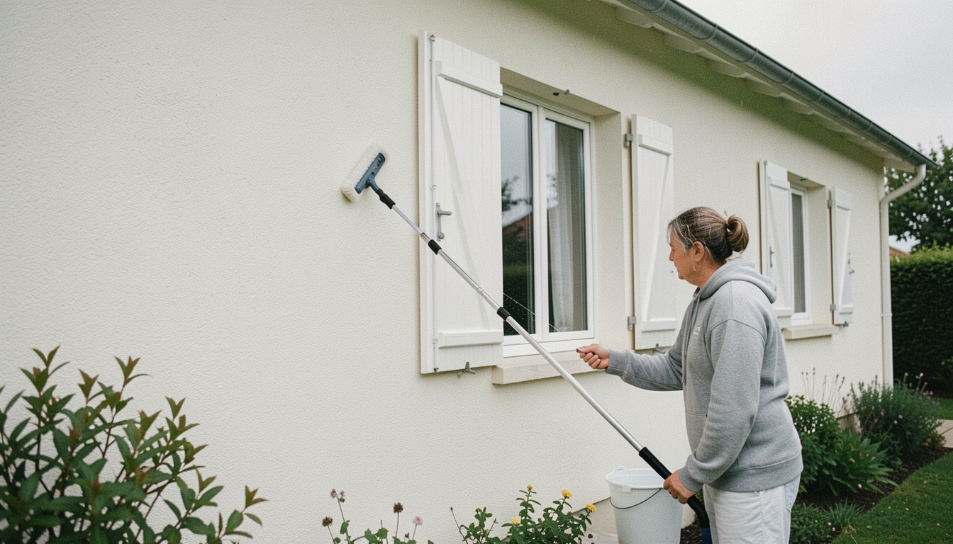 Comment nettoyer la façade de sa maison sans l’abîmer